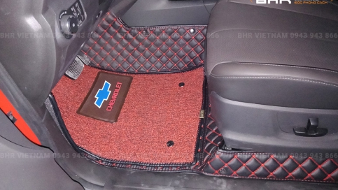 Thảm lót sàn ô tô 5D 6D cho xe Chevrolet Spark chuẩn form xe, che phủ toàn bộ sàn xe